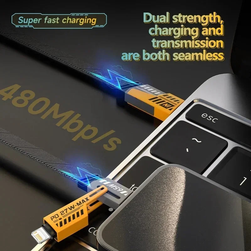 4-in-1 Multi-Port Charging Cable