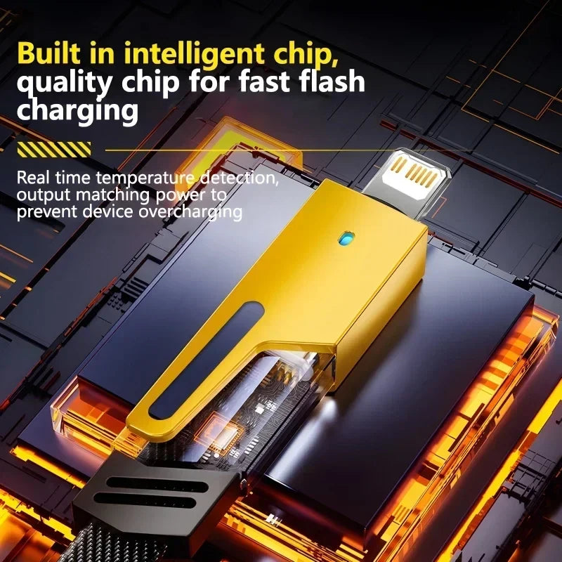 4-in-1 Multi-Port Charging Cable