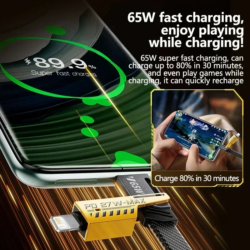 4-in-1 Multi-Port Charging Cable